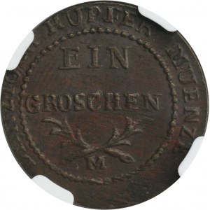 Free City of Danzig, Groschen 1812 M - NGC AU58 BN