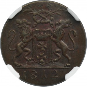Free City of Danzig, Groschen 1812 M - NGC AU58 BN