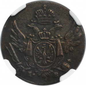 Polish Kingdom, 1 groschen Warsaw 1816 IB - NGC AU DETAILS