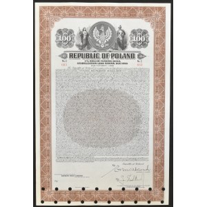 3% Funding Dollar Loan, Stabilization Series 1937, $100 bond