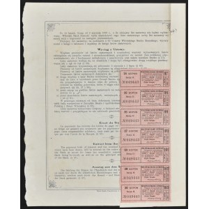 Wileński Bank Ziemski, 4,5% list zastawny, 1.000 zł 1929, seria II