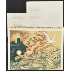 Pierwsza Fabryka Lokomotyw w Polsce, 500 mkp 1923 - RZADKOŚĆ