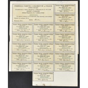 Pierwsza Fabryka Lokomotyw w Polsce, 500 mkp 1923 - RZADKOŚĆ