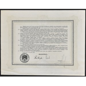 Poznań, 8% loan of 1926, bond of 1,000 zlotys