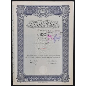 Bank Polski S.A., 100 zł 1934