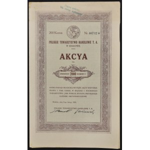 Polskie Towarzystwo Handlowe S.A., 200 koron 1919