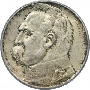 Piłsudski, 10 złotych 1936 - PCGS MS62