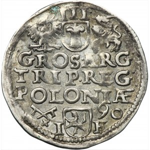 Sigismund III Vasa, 3 Groschen Posen 1590
