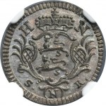 Germany, County of Hohenlohe-Neuenstein-Öhringen, Ludwig Friedrich Karl, 1 Kreuzer Nürnberg 1774 - NGC MS66