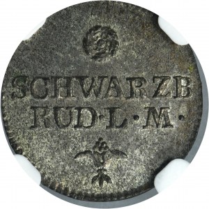 Germany, Principality of Schwarzburg-Rudolstadt, Friedrich Günther, 6 Pfennig 1812 - NGC MS66