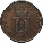 Germany, Grand Duchy of Baden, Friedrich I, 1 Kreuzer Karlsruhe 1871 - NGC MS65 BN