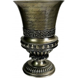 Silesia, Officer's cup of Fusilier Corps of the 23rd Infantry Regiment in Neisse - RARE