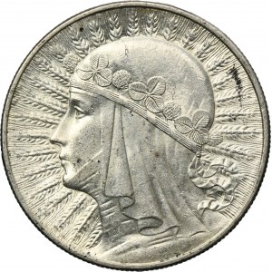Głowa Kobiety, 10 złotych Warszawa 1932