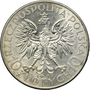 Głowa Kobiety, 10 złotych Warszawa 1932