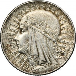 Głowa Kobiety, 5 złotych Warszawa 1933