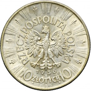 Piłsudski, 10 złotych 1936