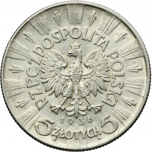 Piłsudski, 5 złotych 1936