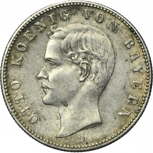 Germany, Bavaria, Otto, 2 Mark Munich 1898 D