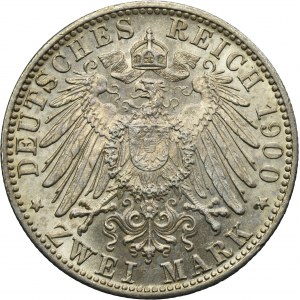 Germany, Bavaria, Otto, 2 Mark Munich 1900 D