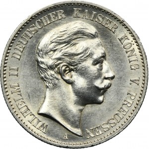 Germany, Kingdom of Prussia, Wilhelm II, 2 Mark Berlin 190 A