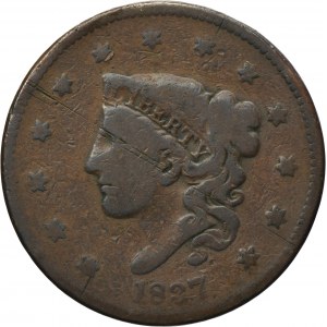 USA, 1 Cent Philadelphia 1837 - Liberty Head