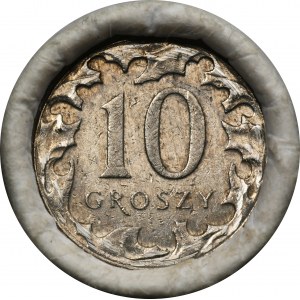Rulon bankowy, 10 groszy 1990 (50 szt.)