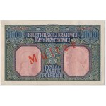 1.000 marek 1916 - Generał - WZÓR Awers i Rewers - (2szt.) - DUŻA RZADKOŚĆ