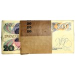 Zgrzewka bankowa 20 złotych 1982 - AH - (1.000 szt.)