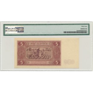 5 złotych 1948 - G - PMG 64