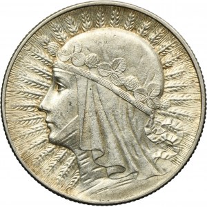 Głowa Kobiety, 5 złotych Warszawa 1934