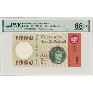 1.000 złotych 1965 - S - PMG 68 ★