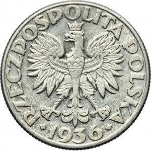 Żaglowiec, 2 złote 1936
