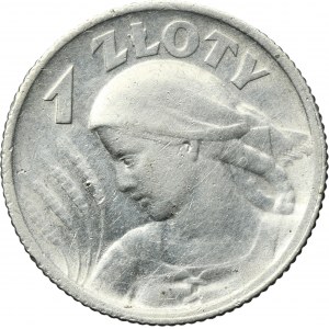 Kobieta i kłosy, 1 złoty Paryż 1924