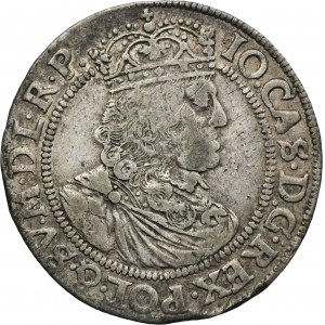 John II Casimir, 1/4 Thaler Krakau 1658 TLB