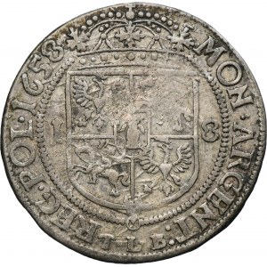 John II Casimir, 1/4 Thaler Krakau 1658 TLB