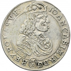 John II Casimir, 1/4 Thaler Bromberg 1667 TLB