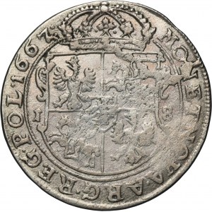 John II Casimir, 1/4 Thaler Bromberg 1667 TLB