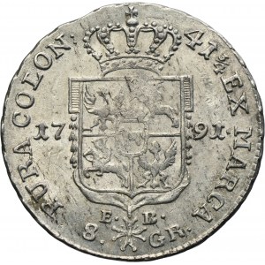 Poniatowski, 8 Groschen 1791 EB