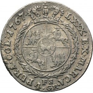 Poniatowski, 4 Groschen 1767 FS