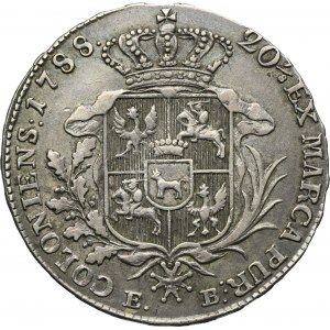 Poniatowski, 1/2 Thaler Warsaw 1788 EB