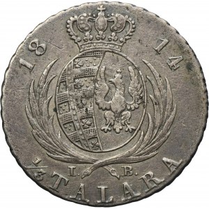 Duchy of Warsaw, 1/3 Thaler Warsaw 1814 IB