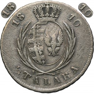 Duchy of Warsaw, 1/3 Thaler Warsaw 1810 IS - RARE