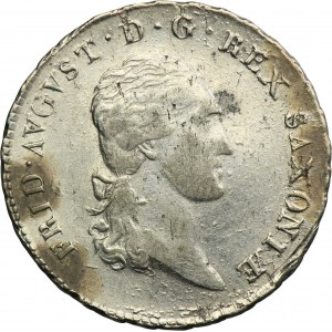 Germany, Kingdom of Sachsen, Friedrich August I, 1/6 Thaler Dresden 1810 SGH