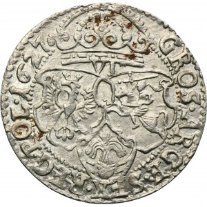 Sigismund III Vasa, 6 Groschen Krakau 1627