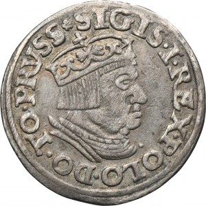 Sigismund I the Old, 3 Groschen Danzig 1537