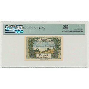 Memel (Klaipeda), 1/2 Mark 1922 - PMG 66 EPQ