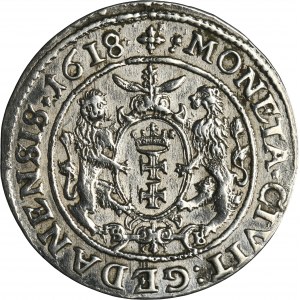 Sigismund III Vasa, 1/4 Thaler Danzig 1618 SB