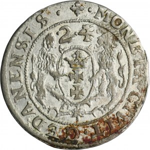 Sigismund III Vasa, 1/4 Thaler Danzig 1624/3 - PR•