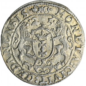 Sigismund III Vasa, 1/4 Thaler Danzig 1625 - PR•