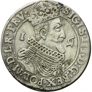 Sigismund III Vasa, 1/4 Thaler Danzig 1623 - PRV•